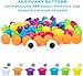 AluAbi Button Art Toys for Toddlers, Color Matching Mosaic Pegboard for Age 3-5,Early Preschool Learning Activity Button Crafts Educational Toys, Fine Motor Skills Game, Gifts for Boys & Girls 3+