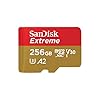 SanDisk 256GB Extreme MicroSDXC UHS-I Memory Card - C10, U3, V30, 4K, A2, Micro SD - SDSQXA1-256G-GN6MN