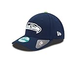 gebogenes Schild New Era Herren 9Forty Seattle Seahawks Kappe, Blau, OSFA