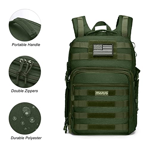Mochila táctica para cámara MOSISO con compartimento para laptop miniatura 5
