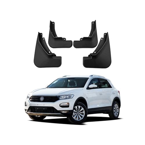 Fender Splash Guard V-W T-ROC 2018-2024 : Kit Bavettes Anti-Éclaboussures Auto