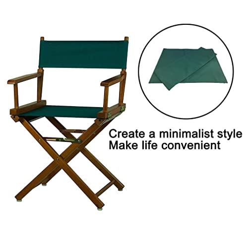 Miniatura 3 de Perfk Respaldo Y Tela De Asiento Para Silla Taburete De Director Cruzado Plegable, Verde, Individual