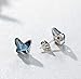 Pendientes Swarovski® Mariposa para Mujer. Plata de Ley 925, Cristal Swarovski Elements...
