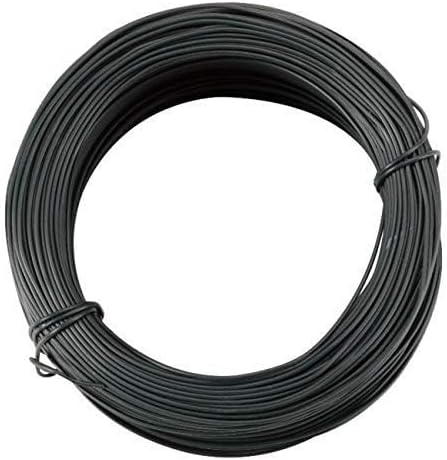 PMK E Store Rope Wire for Cloth Drying & Hanging Clothes-Clothesline for Home & Outside Usage | Hanging Clothes Terrace,Balcony,Indoor And outdoor | Heavy Gauge | Rust Proof |Length-40 Meters (Black).