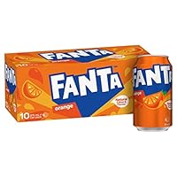 Fanta Orange Soft Drink Multipack Cans 10 x 375mL