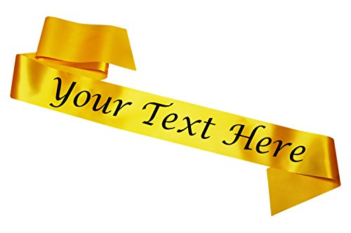 Bandas personalizables Amarilla Despedida soltera