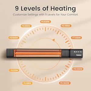 Infraredheater24htimeroutdoorheaterip65memoryfunctioninfraredelectricpatioheater9levelsheatingtouchscreenwithremoteelectricheaterrestaurantbackyard1500wblack Urban Country Home Decor Infrared heater 24h timer outdoor heater ip65 memory function infrared electric patio heater 9 levels heating touchscreen with remote electric heater restaurant backyard 1500w black urban country home decor