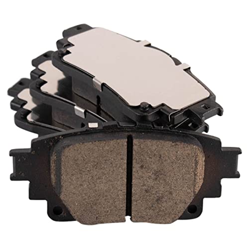 Image of TRQ Rear Brake Pad and Rotor Set Ceramic Compatible with 2019-2022 Toyota Corolla