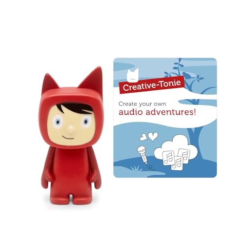 Image of Tonies Creative Toy Figurine - Record and Upload up to 90 Minutes of Your Own Stories and Songs - Red/Light