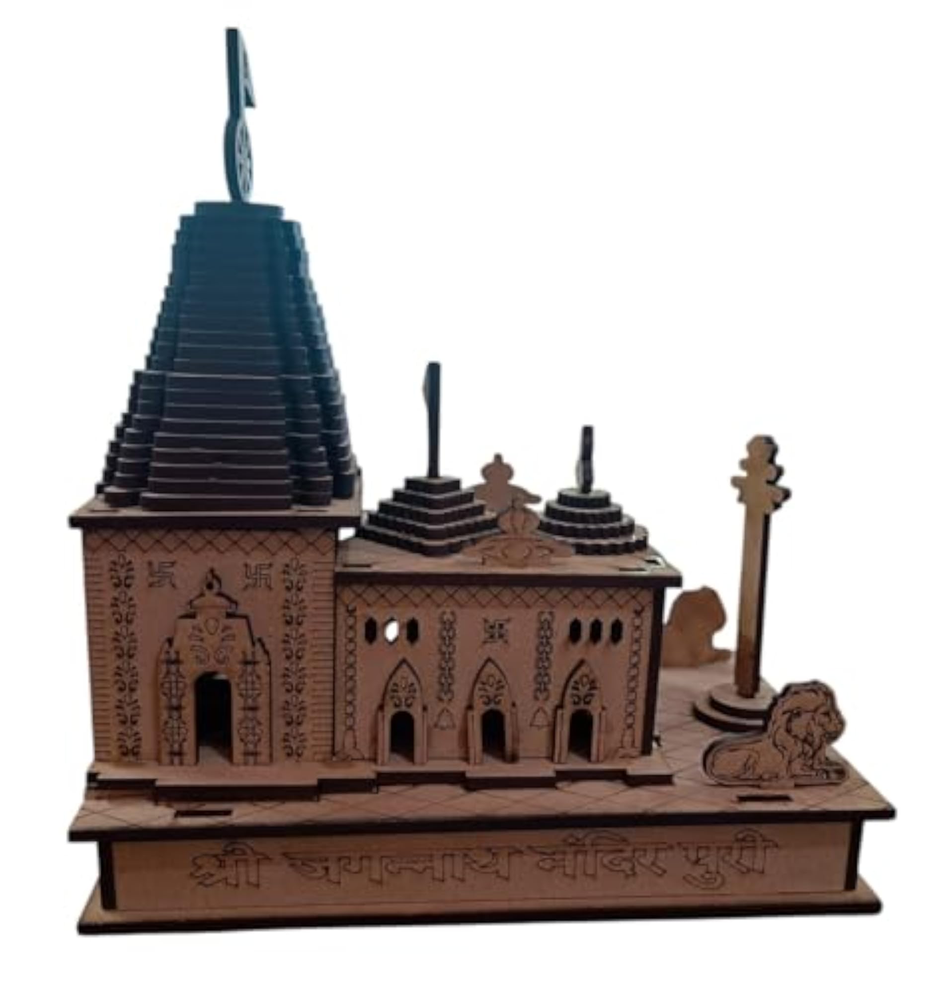 Wooden Shree Jagannath Puri Temple Model