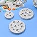 Honeycomb Molds Silicone (3 PCS) Fondant Tuile Molds with Hollow 3D Beehive Candy Lace Silicone Moulds for Baking, Polymer Clay, Sugar Craft Dessert Cupcake Cake Decorating