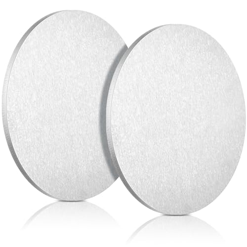 Yaocom 2 Pcs 1/8 x 4 Aluminum Discs