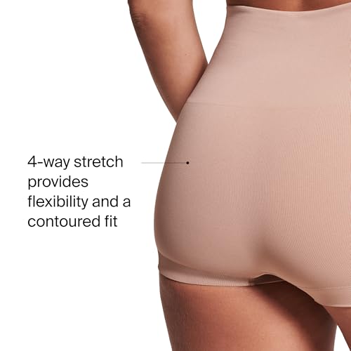 Image of SPANX SPANXshape ExtraOrdinary Boyshort - Sculpting Compression - Women's Shapewear Underwear - Recycled Nylon Fabric Blend