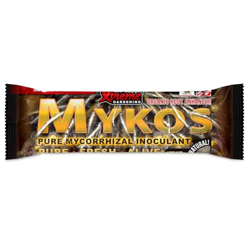 Xtreme Gardening Mykos Mycorrhizae for Plants- Granular Mycorrhizal Fungi Root Inoculant OMRI Listed Organic Biofertilizer for Stronger Roots & Nutrient Uptake