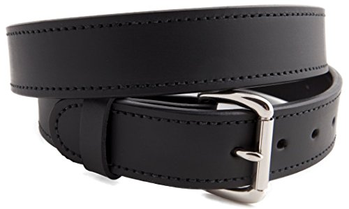 Versacarry 301/34 Extra Heavy Duty Double Ply USA Hide Leather Carry Belt, Black, Size 34