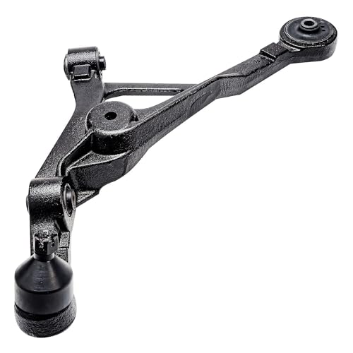 Image of Detroit Axle - Front Control Arms Kit for 2001-2005 Chrysler Sebring 2001-2006 Dodge Stratus 2 Lower Control Arms with Ball Joint 2 Outer Tie Rod Ends 2002 2003 2004 Replacement