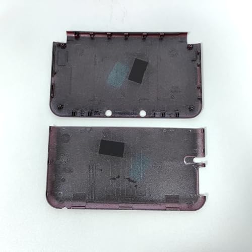Image of Front and Back Shell Housing Case for Nintendo 3DS XL Console, Replacement A /E Faceplate Upper /Bottom Cover Plates for Old 3DSXL, Red