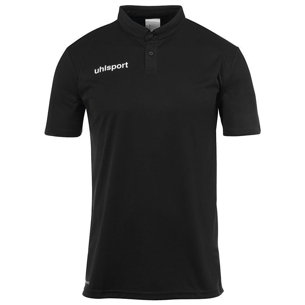 uhlsport Men's Essential Polo Shirt, Black, 164, Black, 14 Years