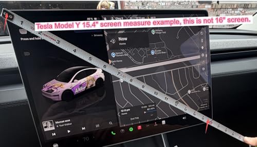 Image of 2-Pack 16 inch+16 inch HD 2026 Tesla Model Y Juniper Screen Protector【Front Only+1 Installation Frame】9H for Refreshed Premium /Performance - 16 inchQHD Touchscreen - 2026 Model Y Premium /Performance Accessories