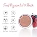 100% PURE Powder Blush (Fruit Pigmented), Pretty Naked, Soft Shimmery Finish, Nourishes Skin w/Rosehip Oil, Cocoa Butter, Natural Makeup (Pink Nude) - 1.81 oz