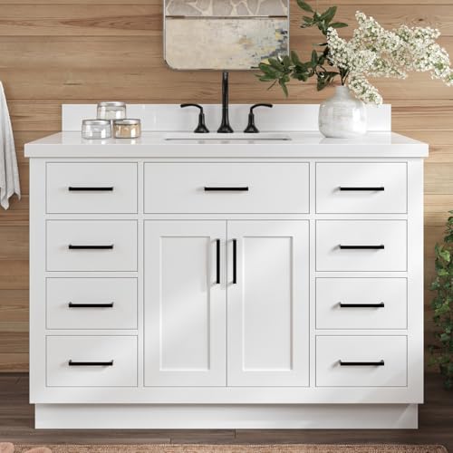ARIEL Hepburn 49 Inch White Vanity
