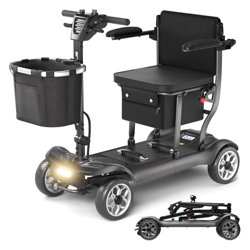 43lb Lightweight Mobility Scooter for Adults - Portable 4 Wheel Motorized...