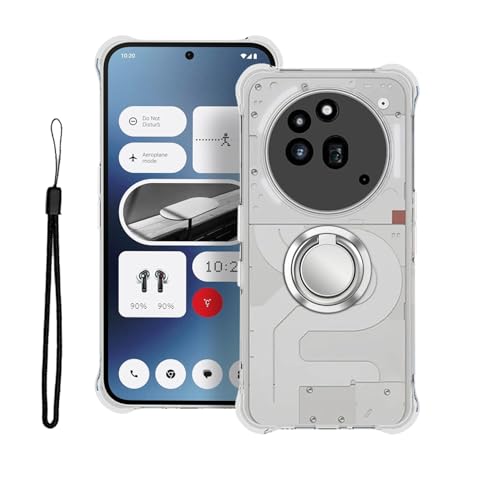 Nothing Phone (3a) Pro �p �P�[�X �ی�J�o�[ [HUKWIMO] TPU�� �\�t�g �_�炩����G�� �X�N���[�� & �J�����ی� �ϏՌ� ���^ �y�� �w��h�~ ��t�ȒP ���ϖh�~ �K�p [�N���A ����]