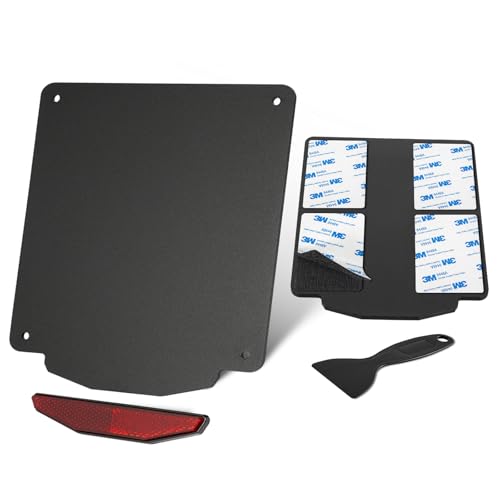Evermotor Soporte de Matrícula para Moto con Reflector de 125 mm, Portamatrícula de Aluminio 180×200 mm con Reflector Trasero para Moto, Scooter, ATV o Patinete