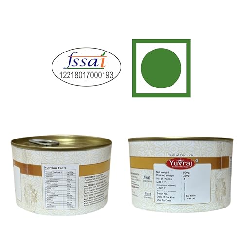 Image of Yuvraj Sweets with single brother rakhi with mithai Gulab jamun 500 gm Tin pack