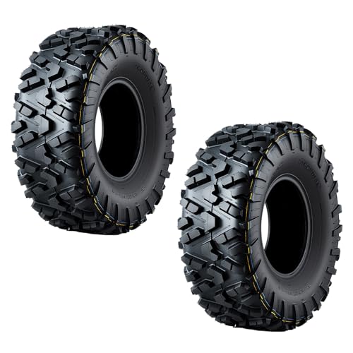 GarveeTech 27x11-12 ATV UTV Tires,27x11x12 All-Terrain ATV Tires for Rock, Sand, Mud, Trail,6PR Tubeless,Pack of 2