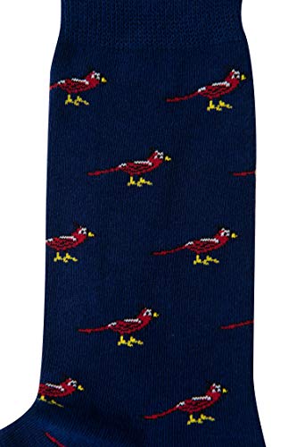 AUSCUFFLINKS Cardinal Bird Socks For Him | Cardinals Fan Fun Socks Gift for Her | Bird Lover Happy Gift Socks Quirky Novelty Present for Dad | Socks for Mum (Cardinal Bird)2