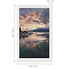 FodPand Evening in Vancouver Diamond Painting Kits for Adults Beginners 5D Round Drill Diamond Art Kits with DIY Tools Gem Art Crafts for Home Wall Decor Living Room Bedroom Office Decoration 12"x20" #1