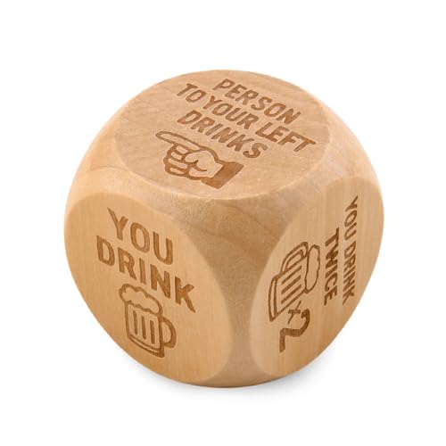 Drinking Dice Games for Adults Party Bar Rolling Decider Dice Punishment Dices for Games Bachelorette Party Drunk Dices Family Friends Funny Gathering Props Novelty Interesting Favors for Adults Die