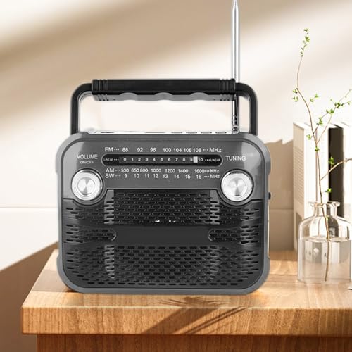 Radio solaire dynamo et lampe torche camping multifonction - 2