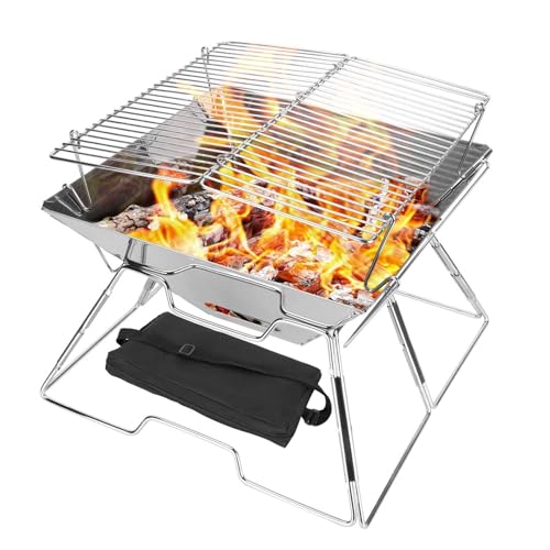 Hornillo de Camping Plegable - Altura regulable y plegable, equipo exterior compacto | Estufa de gas para acampada, apta para mochileros - para Familia, Amigos, Parejas, Novio, Mochileros, Jardín, Pic