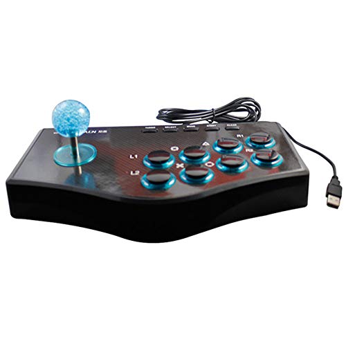 EUGNN USB Arcade Fight Stick,PC Fighter Arcade Game Fighting Joystick Controller for Android Phones,Computers,for P3 Consoles,Projectors,TVs,etc - Thumbnail 7