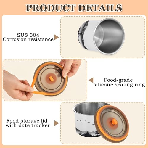 Contenedor Hermético para Café de Acero Inoxidable 30oz miniatura 5