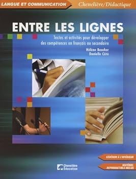 Paperback ENTRE LES LIGNES [French] Book
