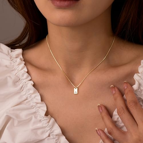Colliers initiales personnalisés MOCHAMIK pour femme et jeune fille - 2