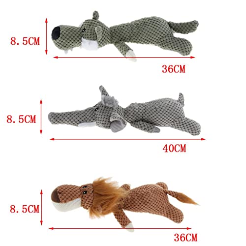 Jouet couineur pour chiens et peluche interactive pour dents - 5