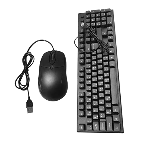 1set Mouse e Tastiera Cablato Silenziosa Per e Casa Design Layout Per Computer e Laptop usb