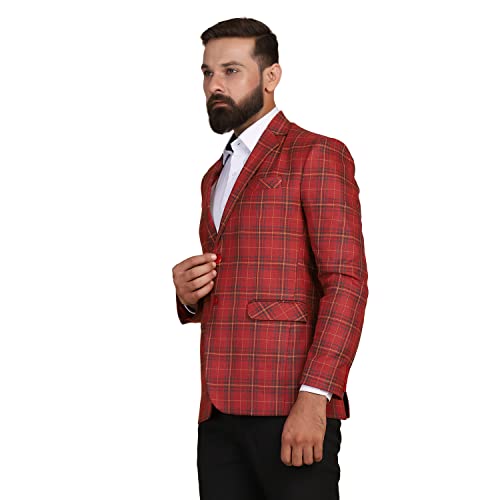 Image of TAHVO Grey Notched Lapel Blazer with Hanky