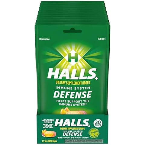 Halls Defense Citrus Vitamin C Drops Cover
