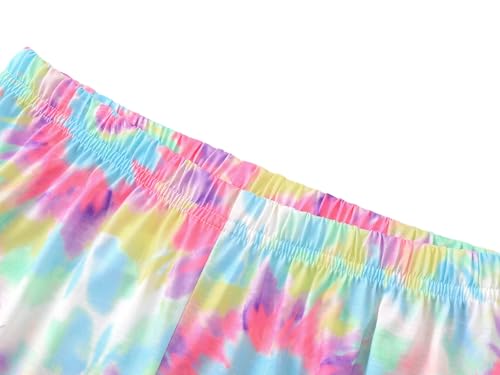 Image of Beezizac Girls Pajamas Cute Print Short /Long Sleeve Pants Set Size 6-18 | Soft Stretch Poly Blend, Comfy Crewneck, Elastic Waist Pants, Everyday & Holiday Sleepwear for Big Girls, Tweens & Teens
