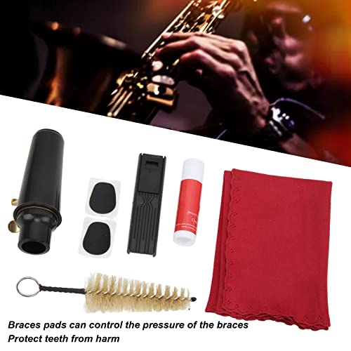 image for Walfront Alto Saxophone Mouthpiece Kit Standard Sax Mouthpiece Set wit