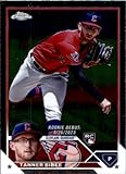 2023 TOPPS CHROME UPDATE #USC94 TANNER BIBEE GUARDIANS BASEBALL OFFICIAL TRADING CARD OF MLB