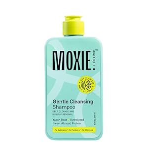 Moxie Beauty Shampoo For Frizzy, Dry, Wavy & Curly Hair | Sulfate, Paraben & Silicone-Free | 100% softer & 1.5x stronger hair | Gentle Cleansing Shampoo | 200ml