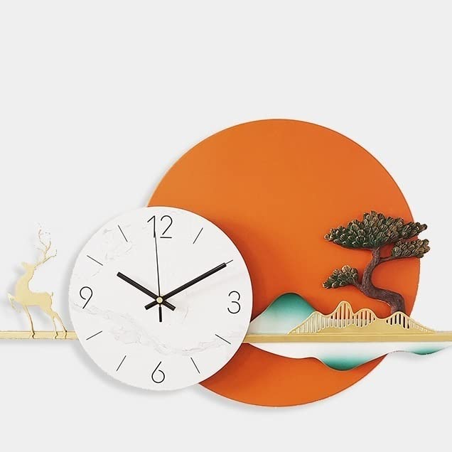 Horloges d'extérieur et horloge murale décorative de salon