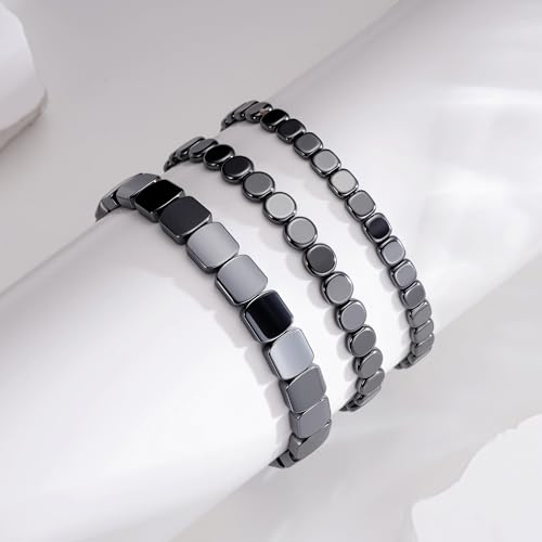 Pulsera de hematita para hombre miniatura 6