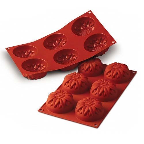 Professional Silikomart Uniflex Sunflower Silicone Mold Baking Pan